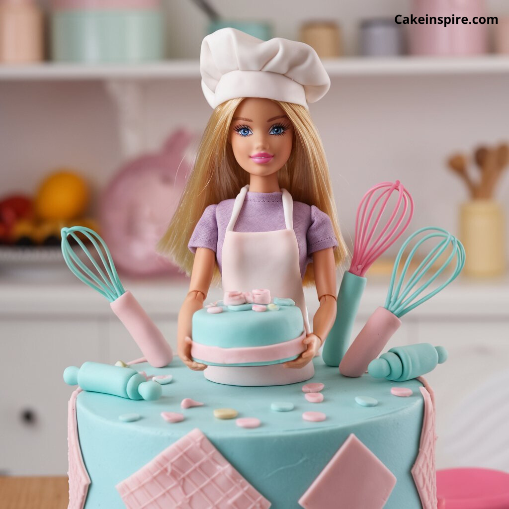 Barbie Chef Cake