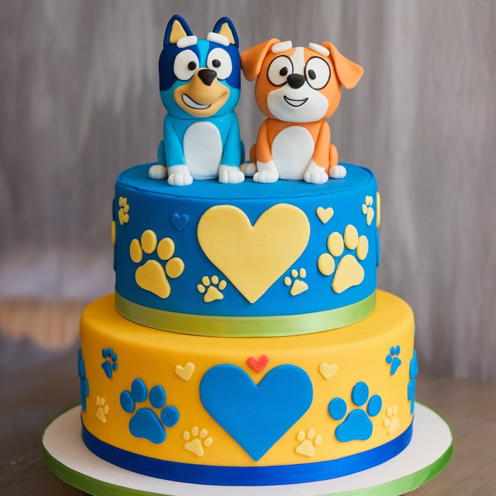 bluey cake