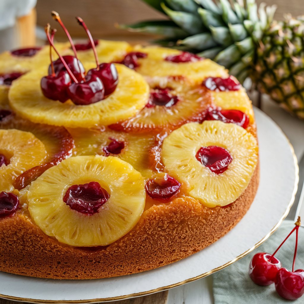 Pineapple Upside-Down Cake with Cake Mix