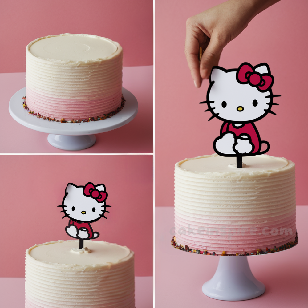 Hello Kitty Cake Topper