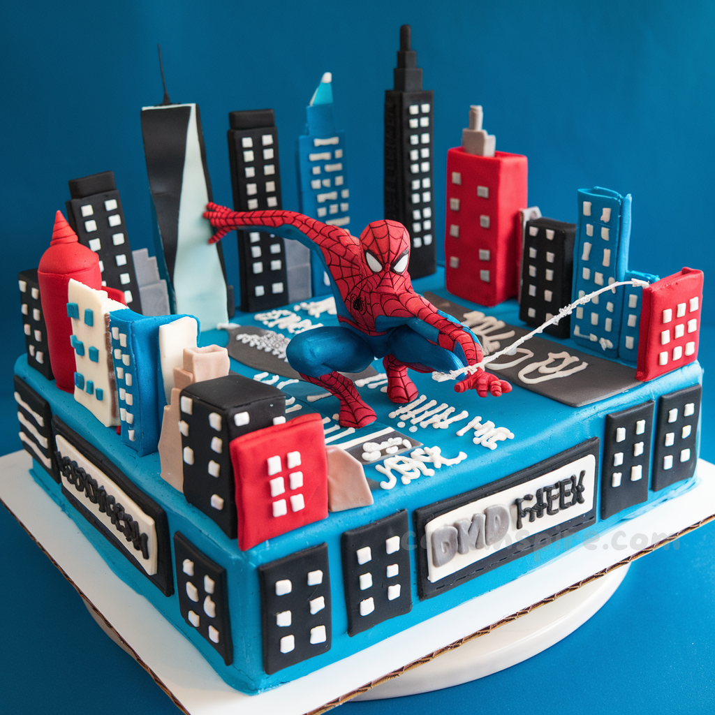 Spiderman Cake 