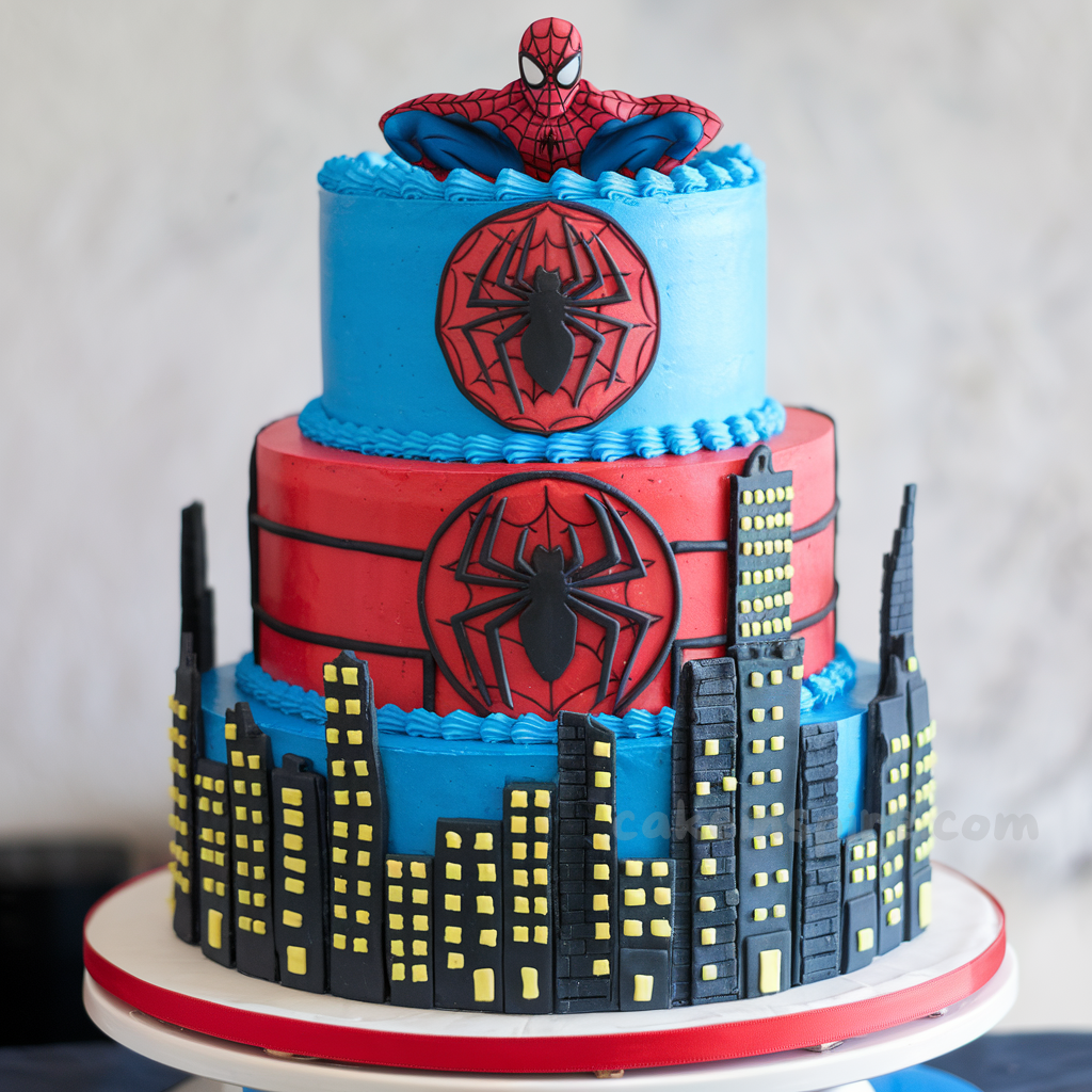 Spiderman Cake 