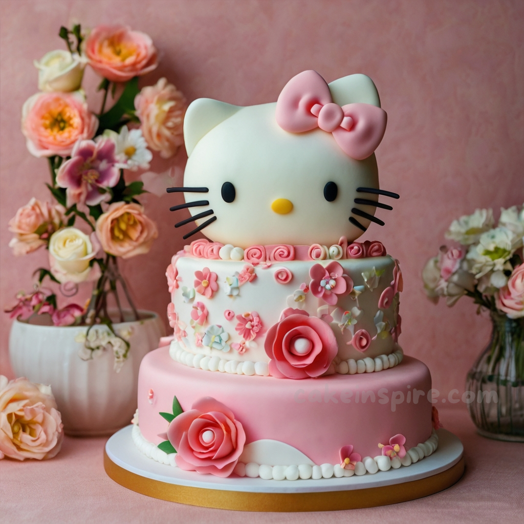 Hello Kitty Cake Topper