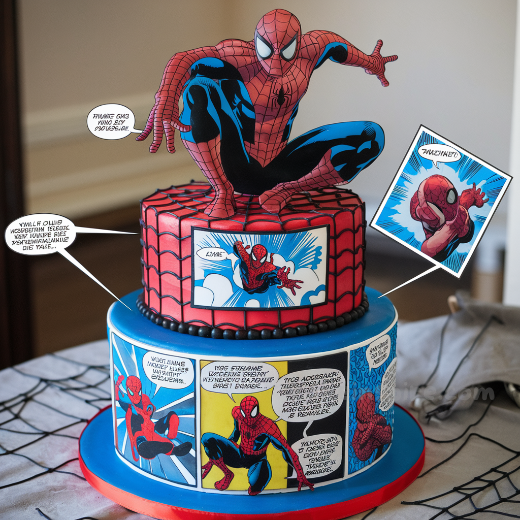 Spiderman Cake 