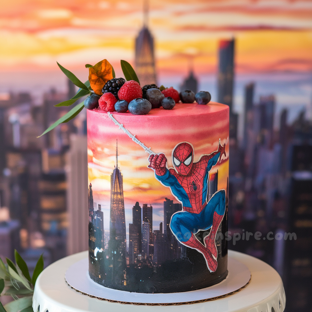 Spiderman Cake 