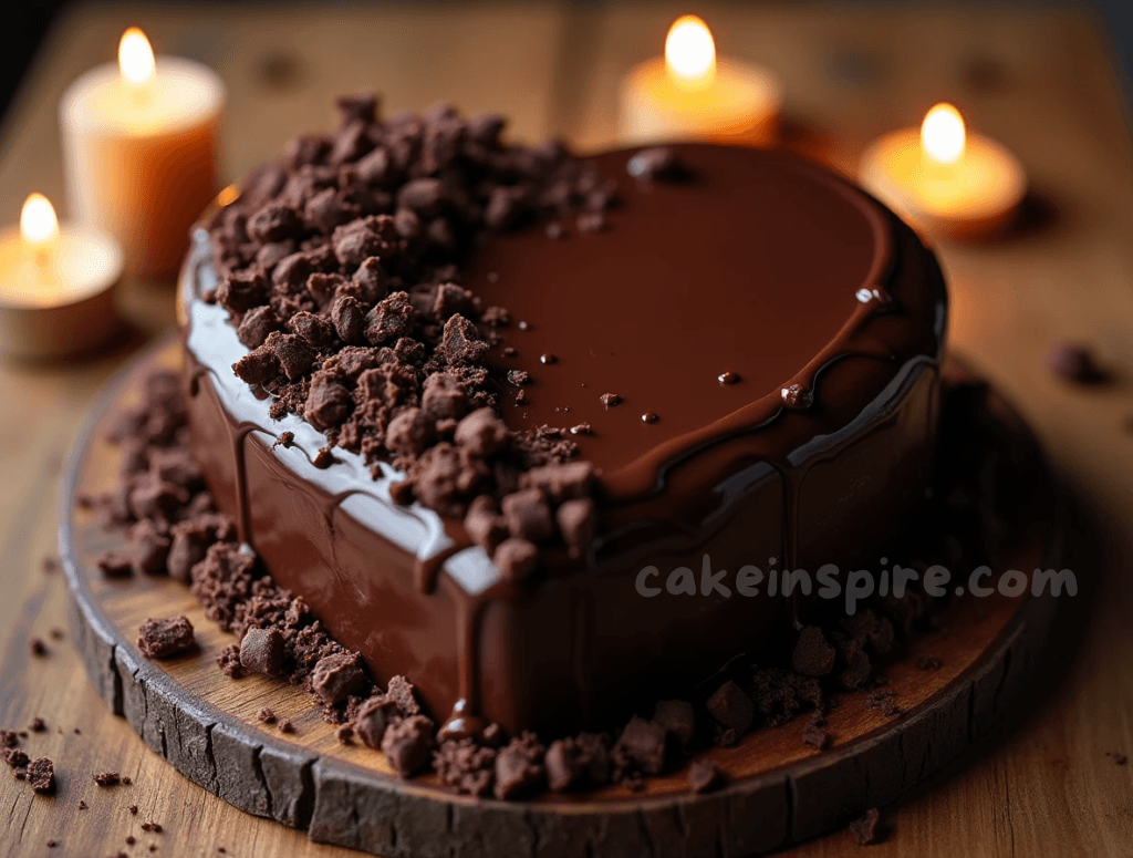 Chocolate Heart Cake