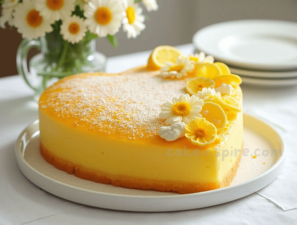Lemon Heart Cake